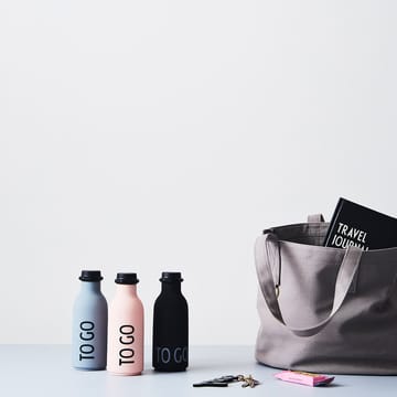 Design Letters TO GO drinkfles - Zwart - Design Letters