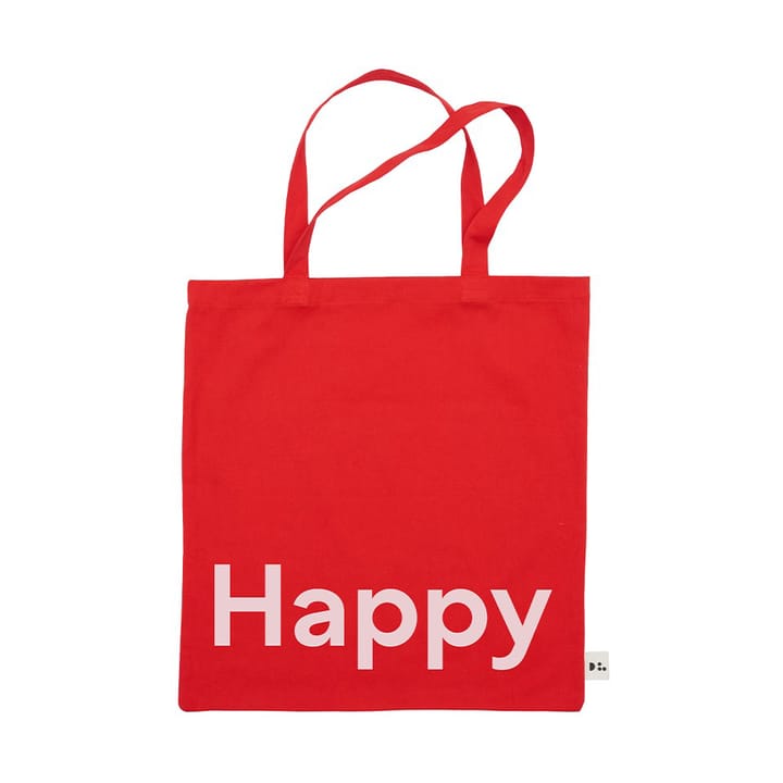 Design Letters Tote bag tas - Happy-rood - Design Letters