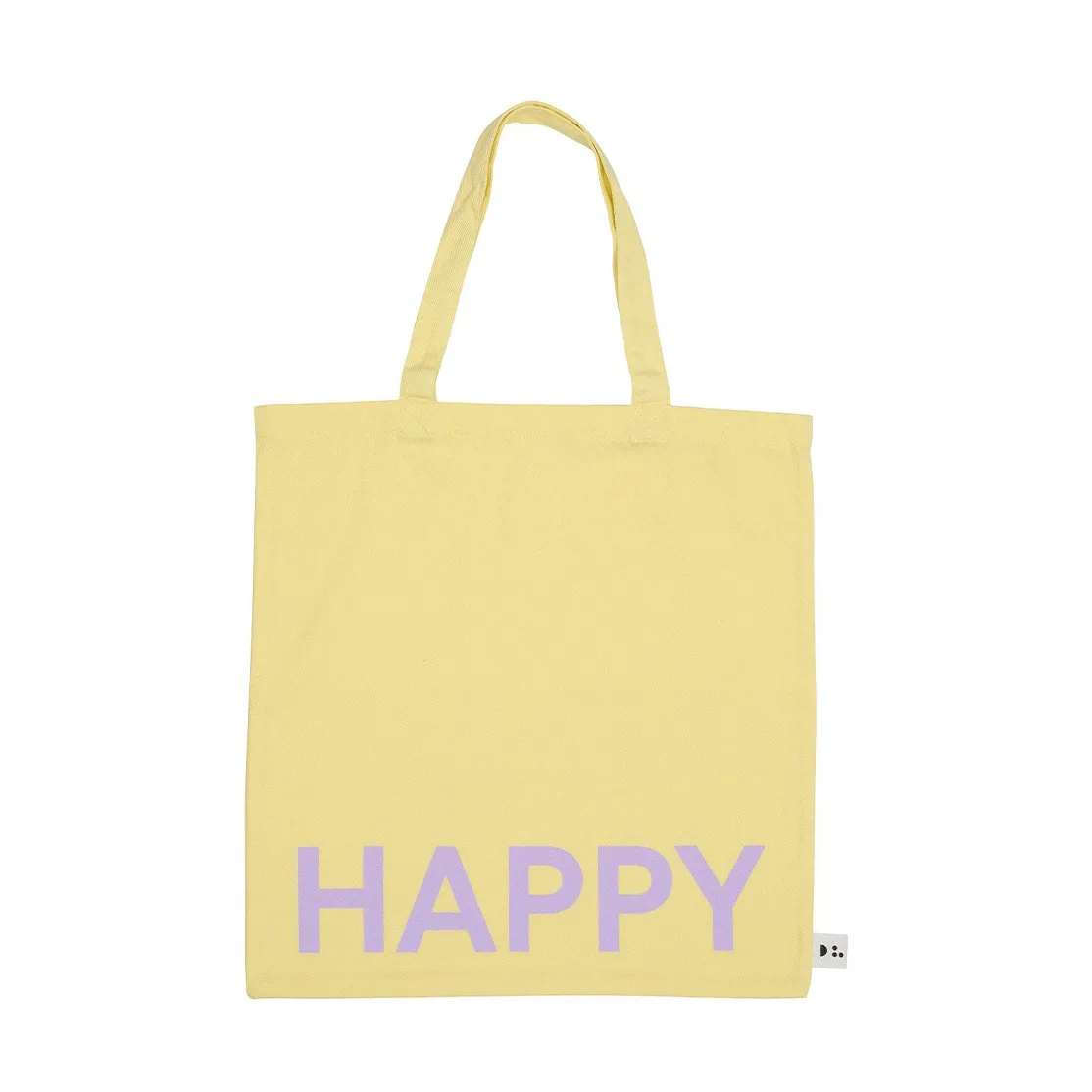 Design Letters Tote bag tas, Yellow-pink Design Letters
