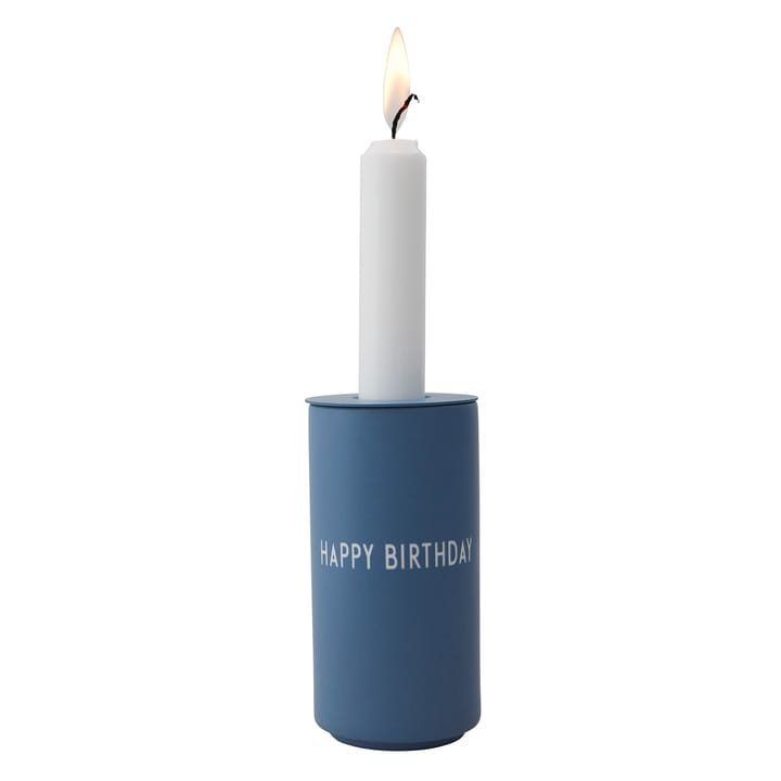 Design Letters vaas favoriet - Happy Birthday (blauw) - Design Letters