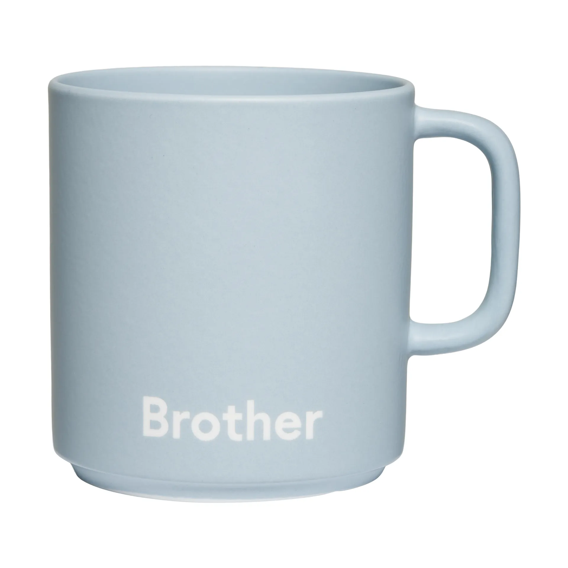 Design Letters VIP favoriete mok met oor 25 cl, Brother-light blue Design Letters