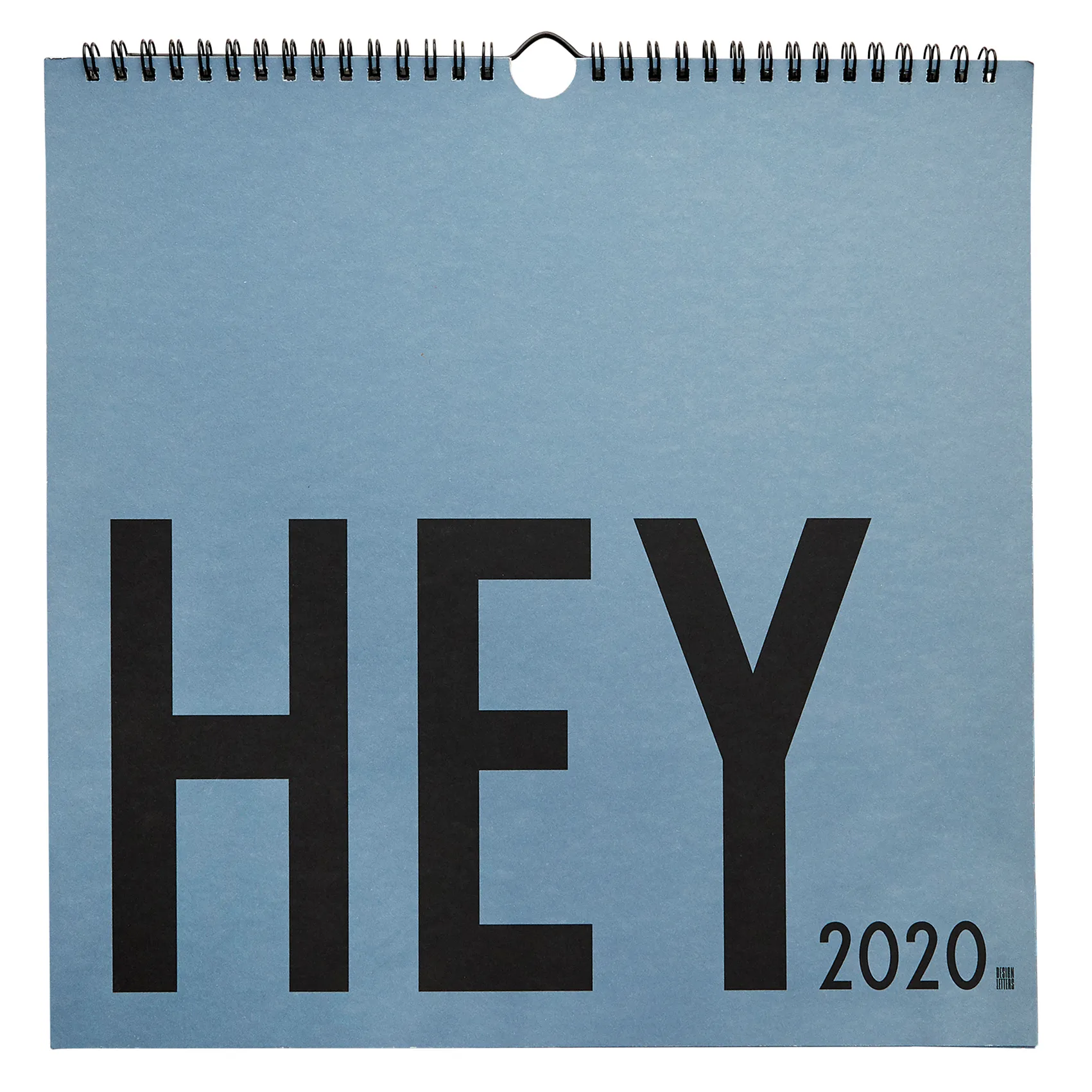 Design Letters wandkalender 2020, Blauw Design Letters
