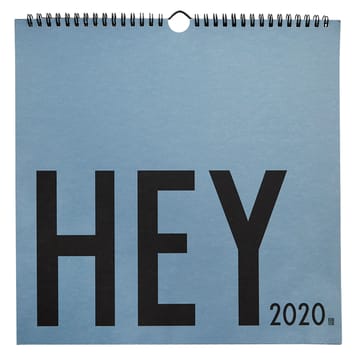 Design Letters wandkalender 2020 - Blauw - Design Letters