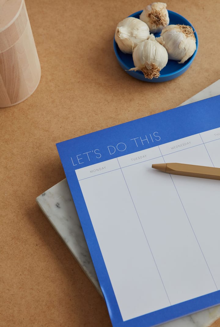 Design Letters weekplanner roze, Cobalt blue Design Letters