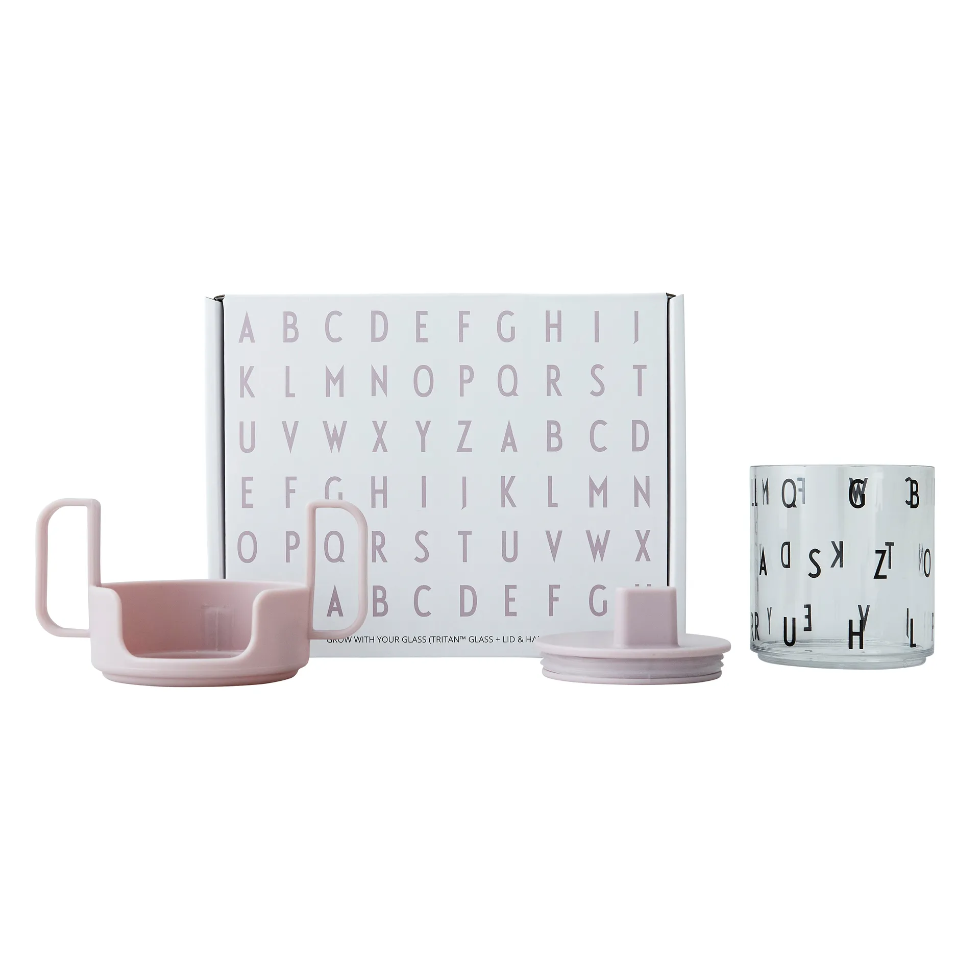 Grow with your cup beker, Lavendel Design Letters