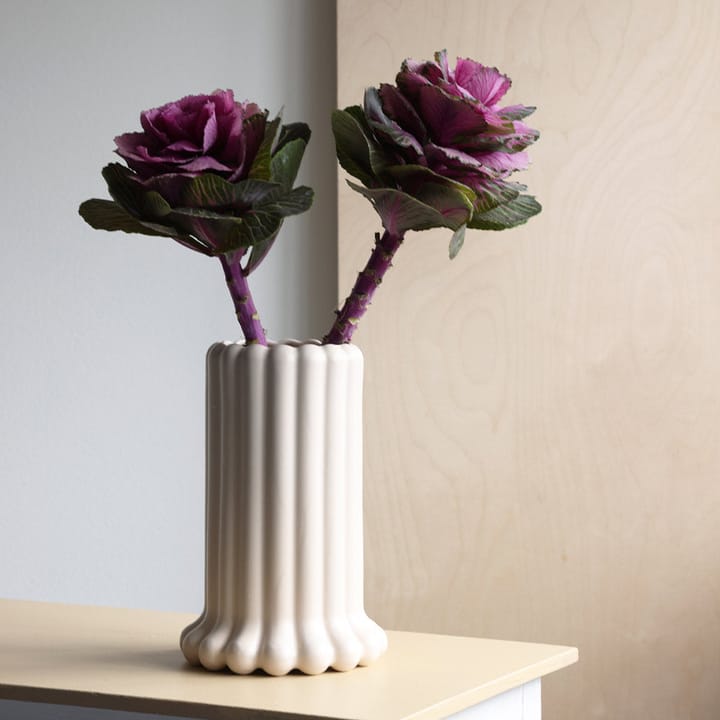 Tubular vaas large 24 cm, Beige Design Letters