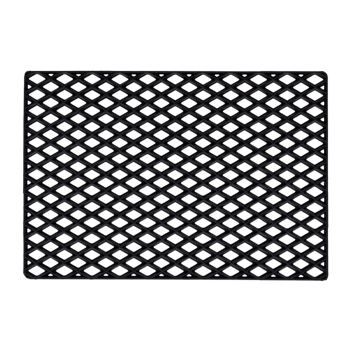 Black grid deurmat - 45x75 cm - Dixie