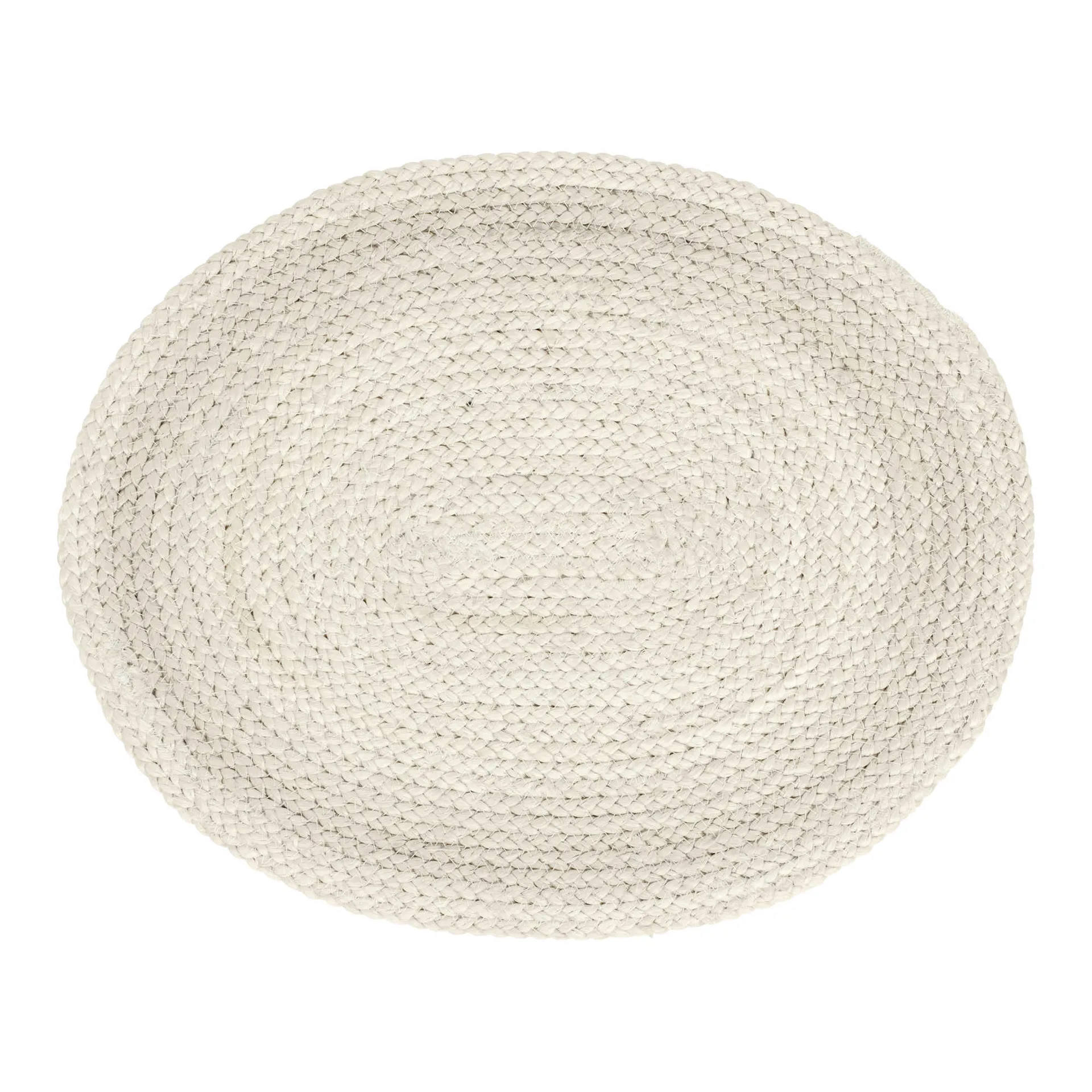 Braided placemat ovaal, Ivory Dixie