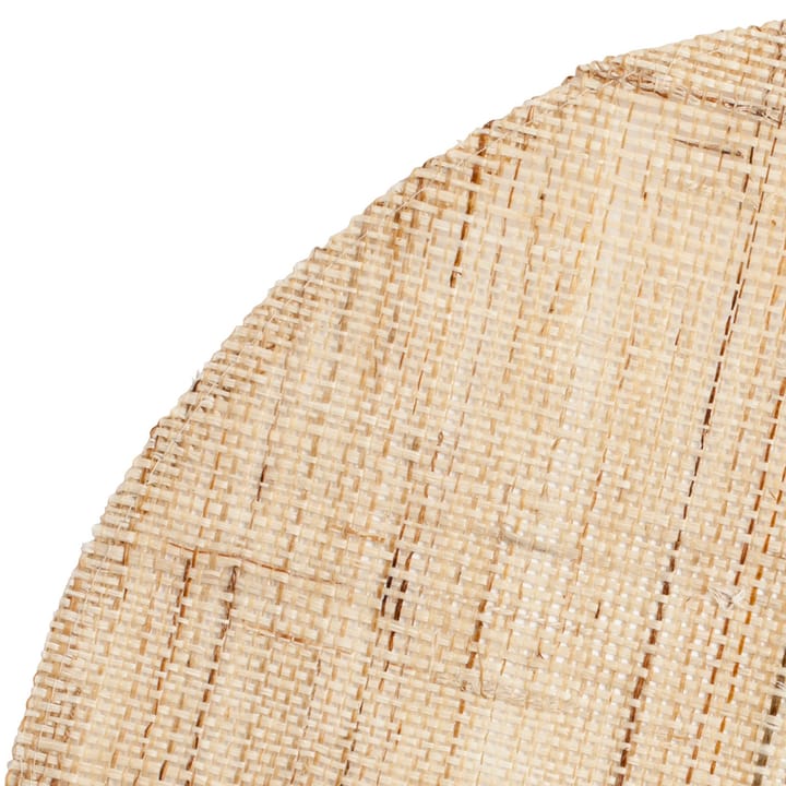 Dixie linnen placemat rond, Natural Dixie