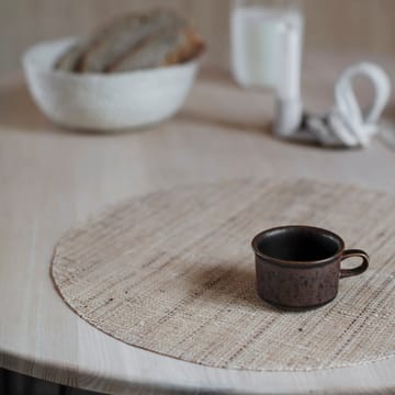 Dixie linnen placemat rond - Natural - Dixie