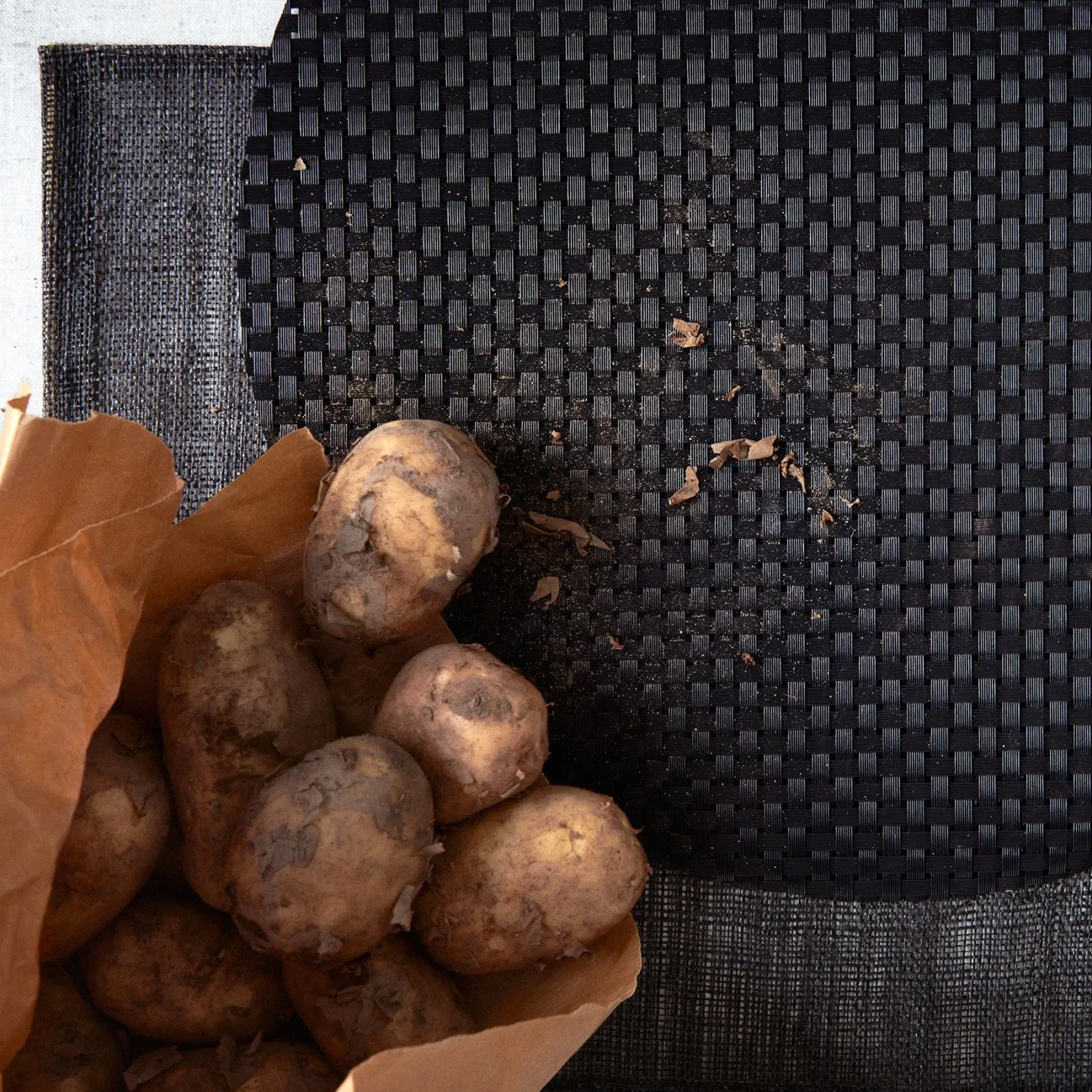 Dixie linnen placemat, zwart Dixie