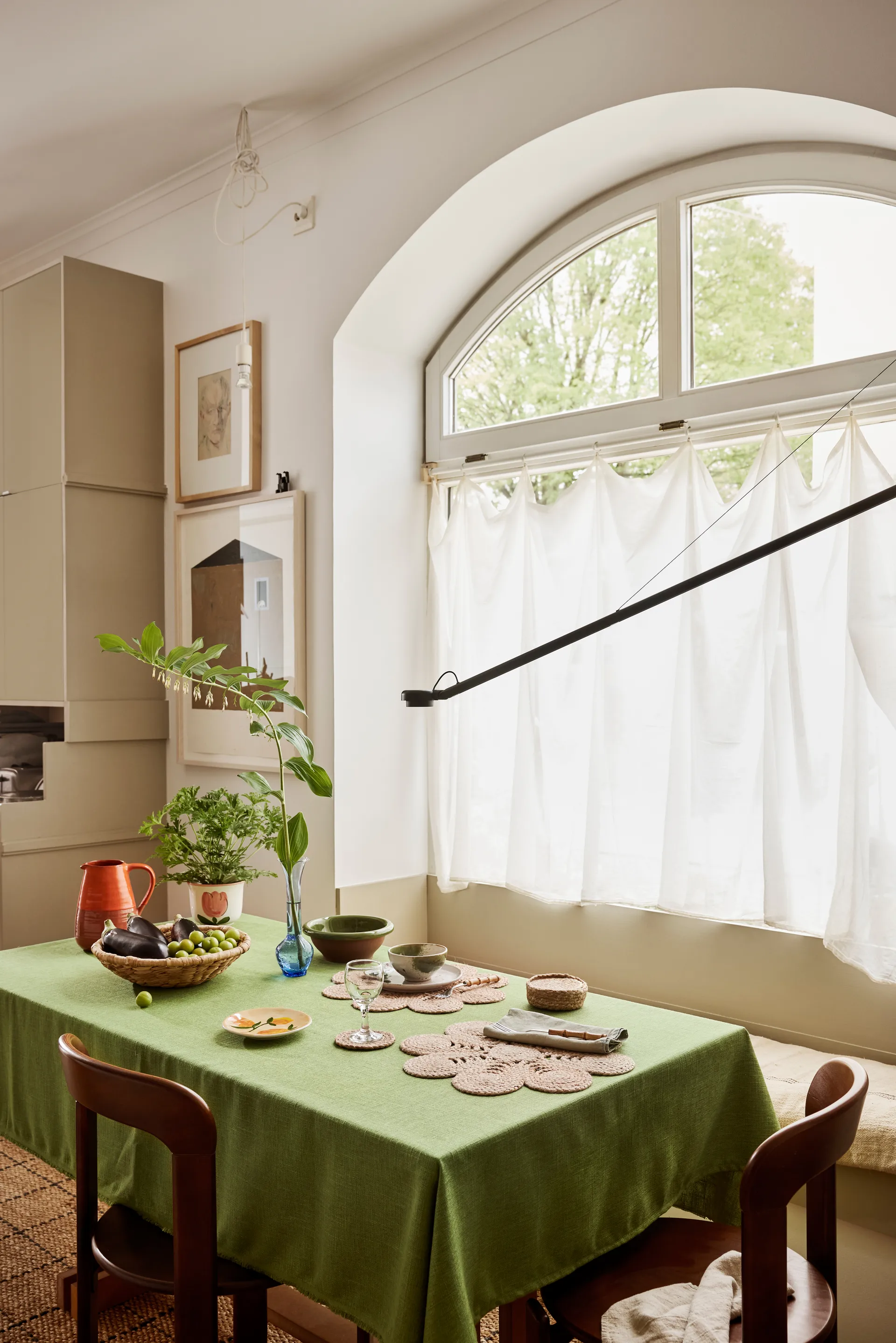 Elin glasonderzetter Ø10,5 cm 6-pack, Natuur Dixie