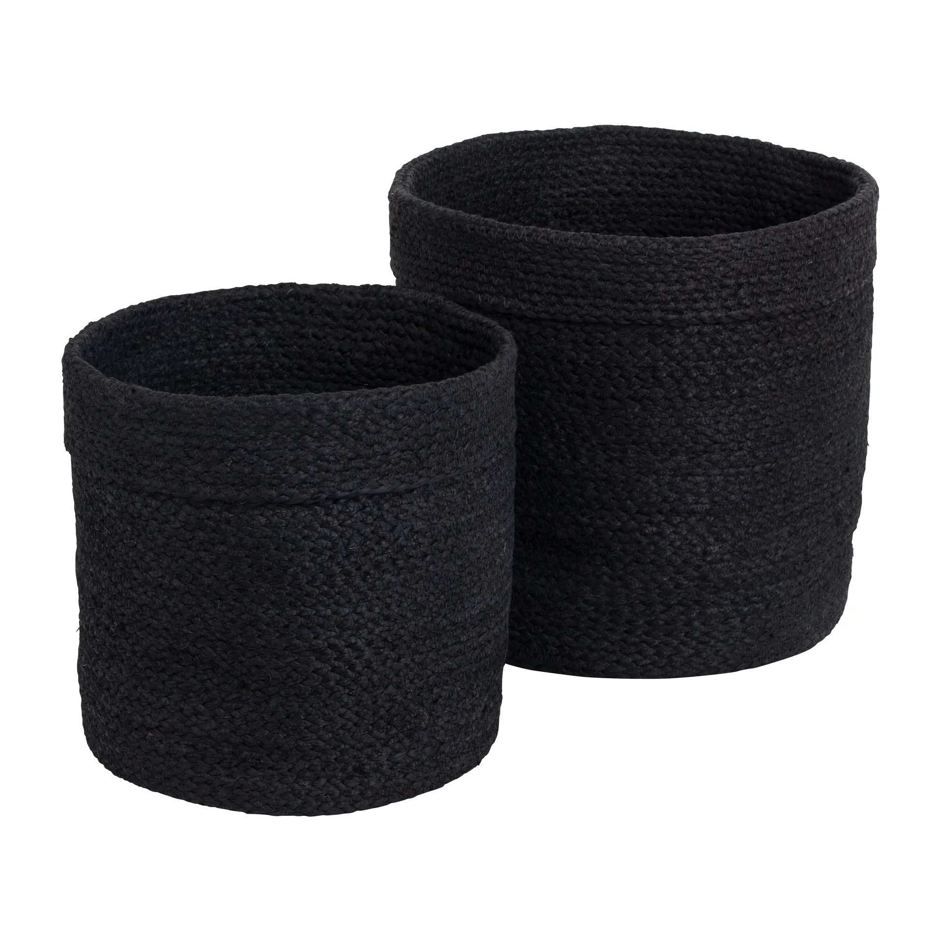 Elin opbergmand 2-pack, Zwart Dixie