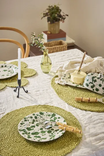 Elin placemat Ø38 cm - Avocado - Dixie