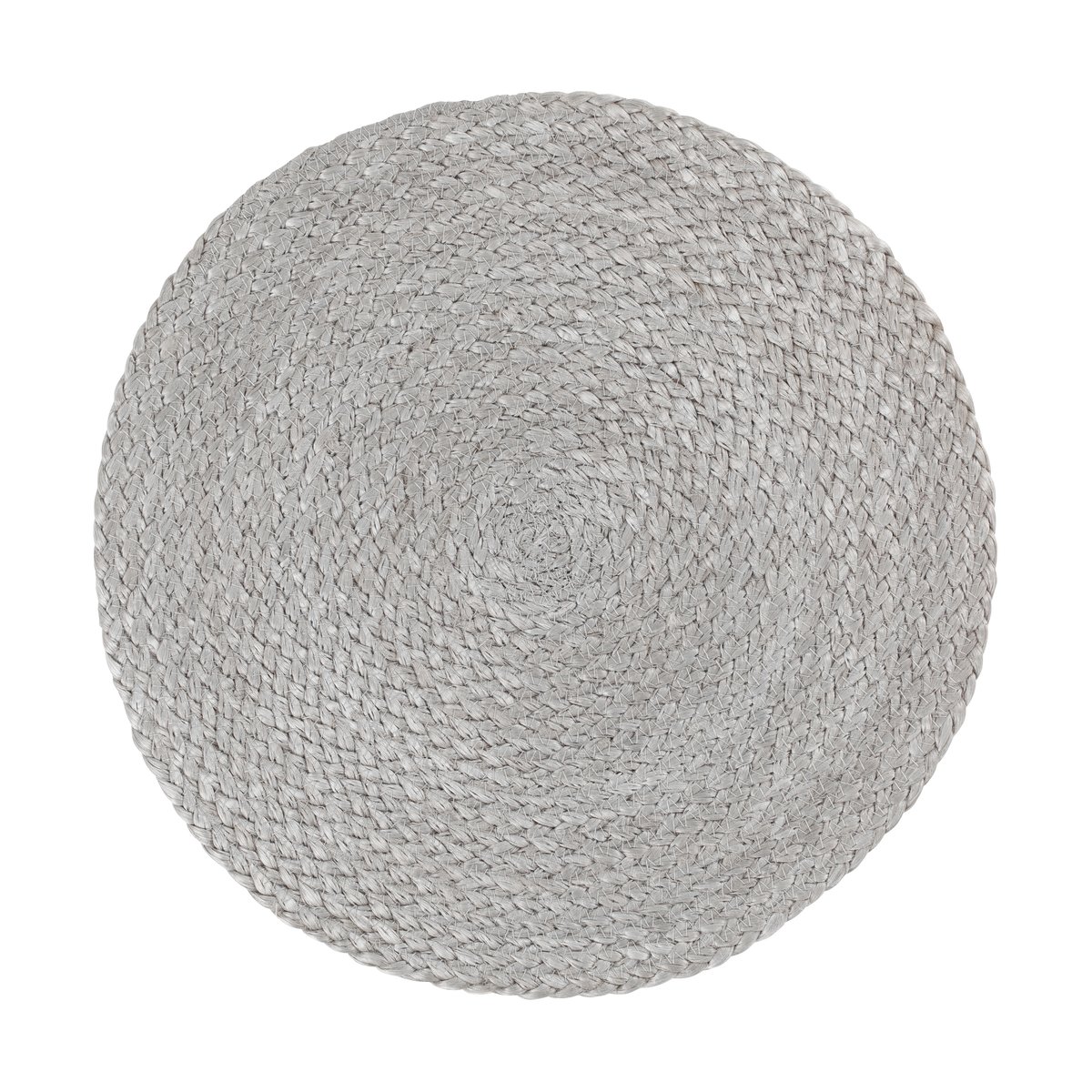 Dixie Elin placemat o38 cm Silver grey | Scandinavisch Interieur | Placemats | Grijs