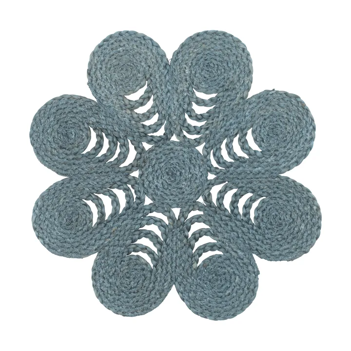 Elin placemat anemone Ø40 cm - Horizon blue - Dixie