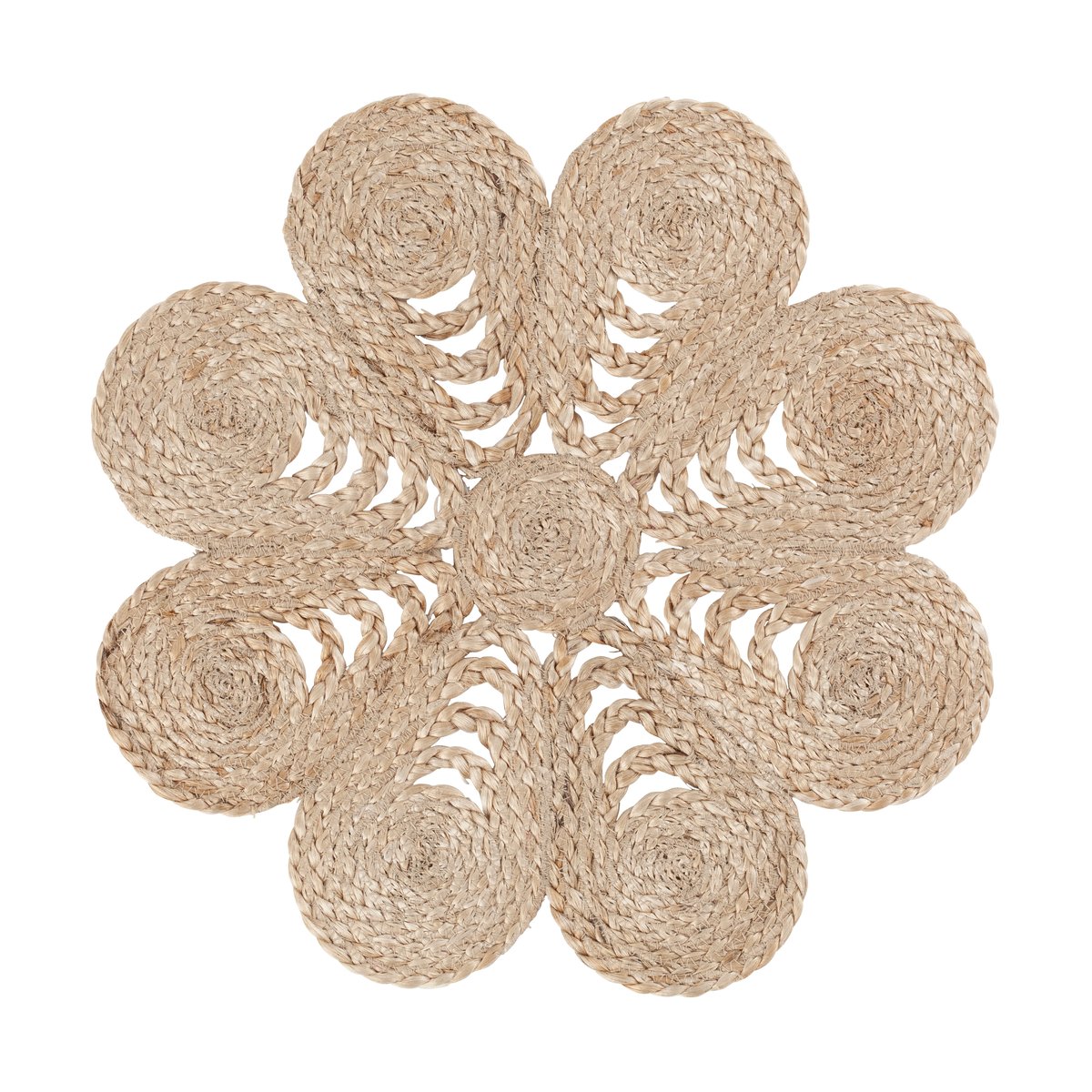 Dixie Elin placemat anemone o40 cm Natural | Scandinavisch Interieur | Placemats | Beige