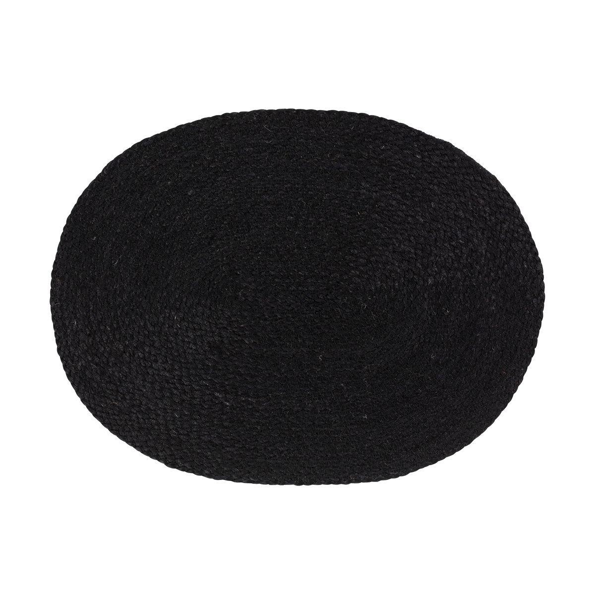 Dixie Elin placemat ovaal Black | Scandinavisch Interieur | Placemats | Zwart