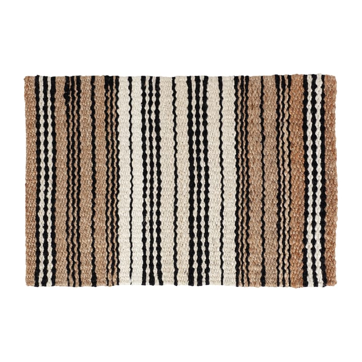 Elin striped deurmat - Natuurmix, 60x90 cm - Dixie