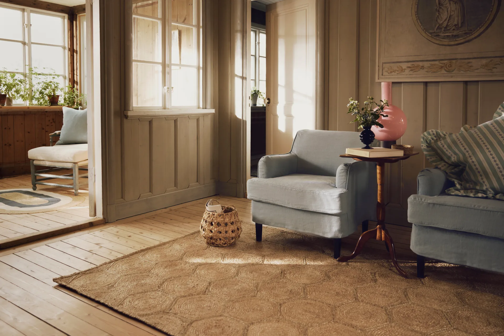 Elin vloerkleed, Honey comb natural, 160x230 cm Dixie