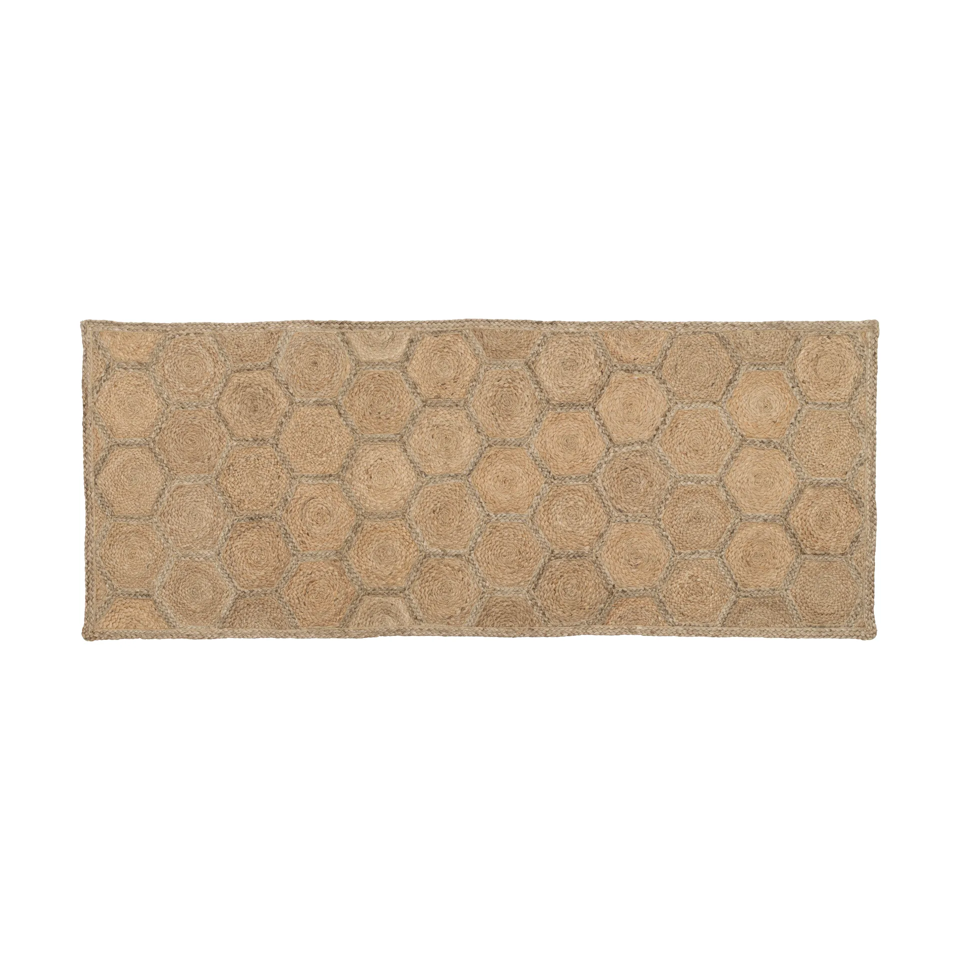 Elin vloerkleed, Honey comb natural, 80x200 cm Dixie