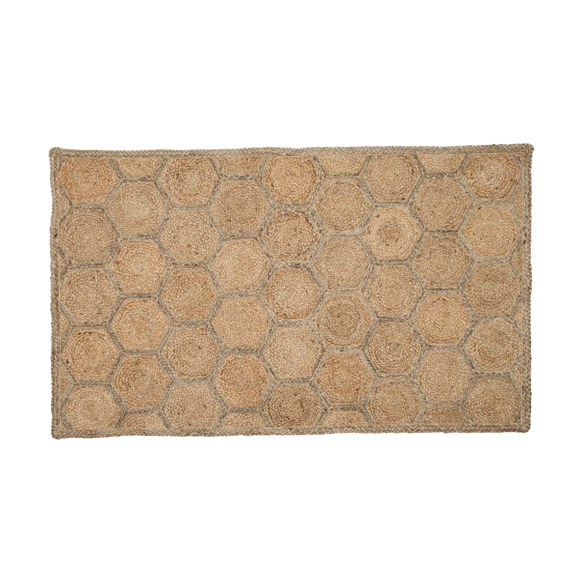 Elin vloerkleed, Honey comb natural, 90x150 cm Dixie