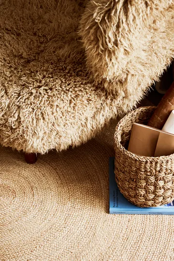 Elin vloerkleed natural - Ø125 cm - Dixie