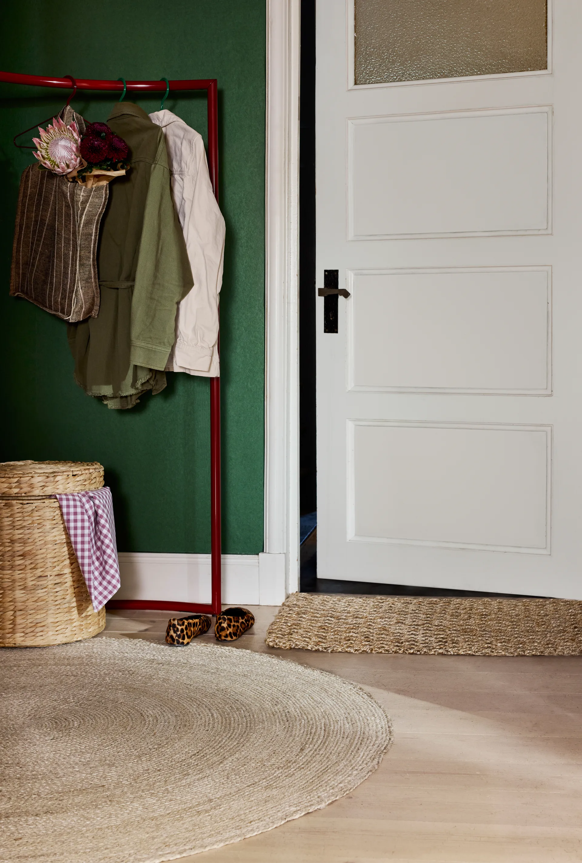 Elin vloerkleed natural grey, Ø150 cm Dixie