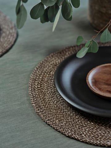 Ella placemat Ø38 cm - Bruin-natuur - Dixie