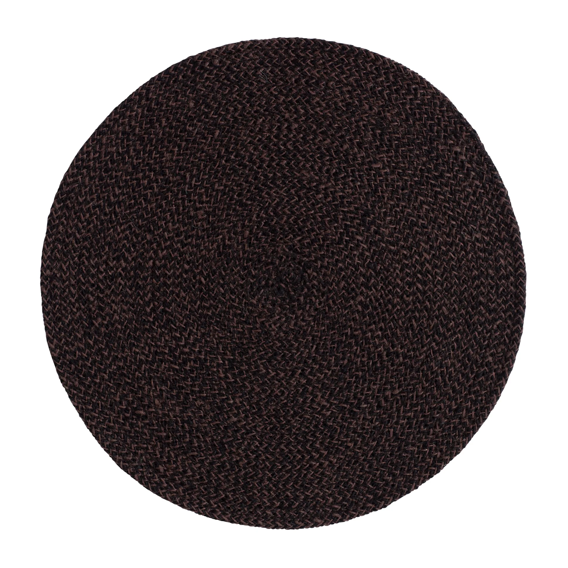 Ella placemat Ø38 cm, Bruin-zwart Dixie