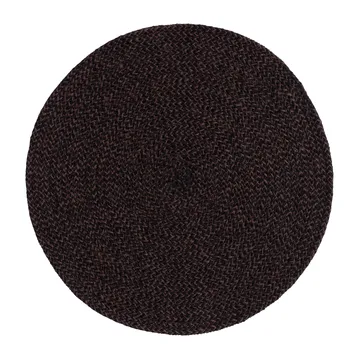Ella placemat Ø38 cm - Bruin-zwart - Dixie