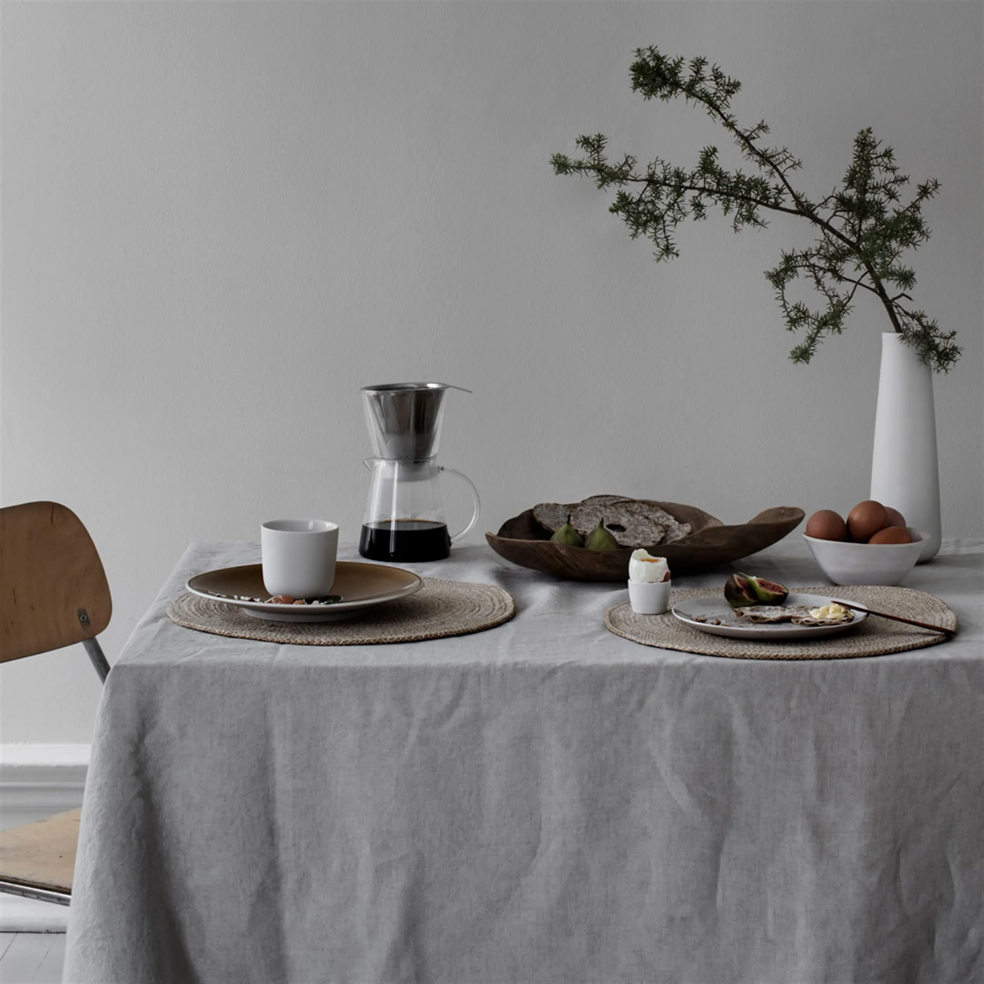 Ella placemat Ø38 cm, naturel Dixie