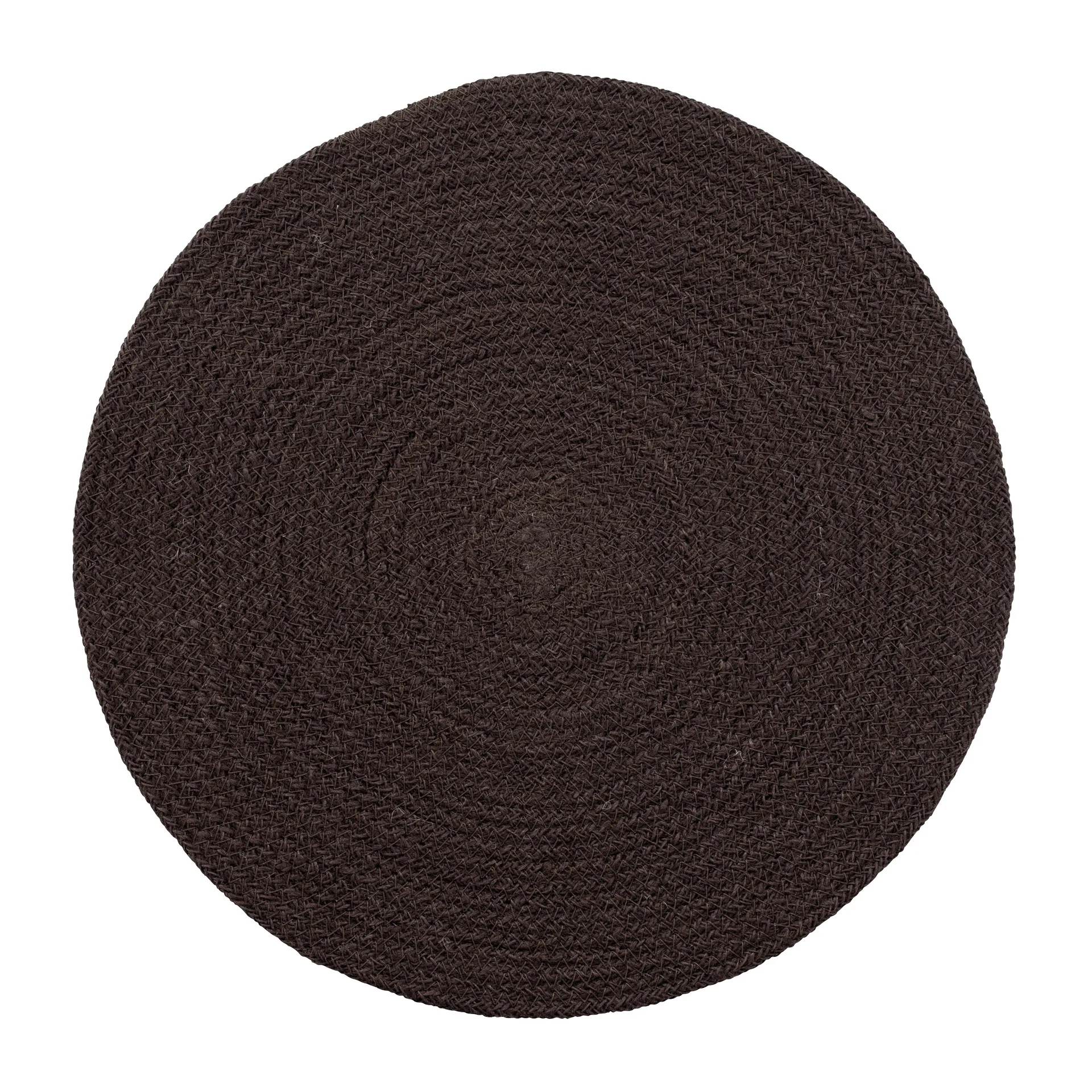 Ella placemat Ø38 cm, Zwart-bruin Dixie