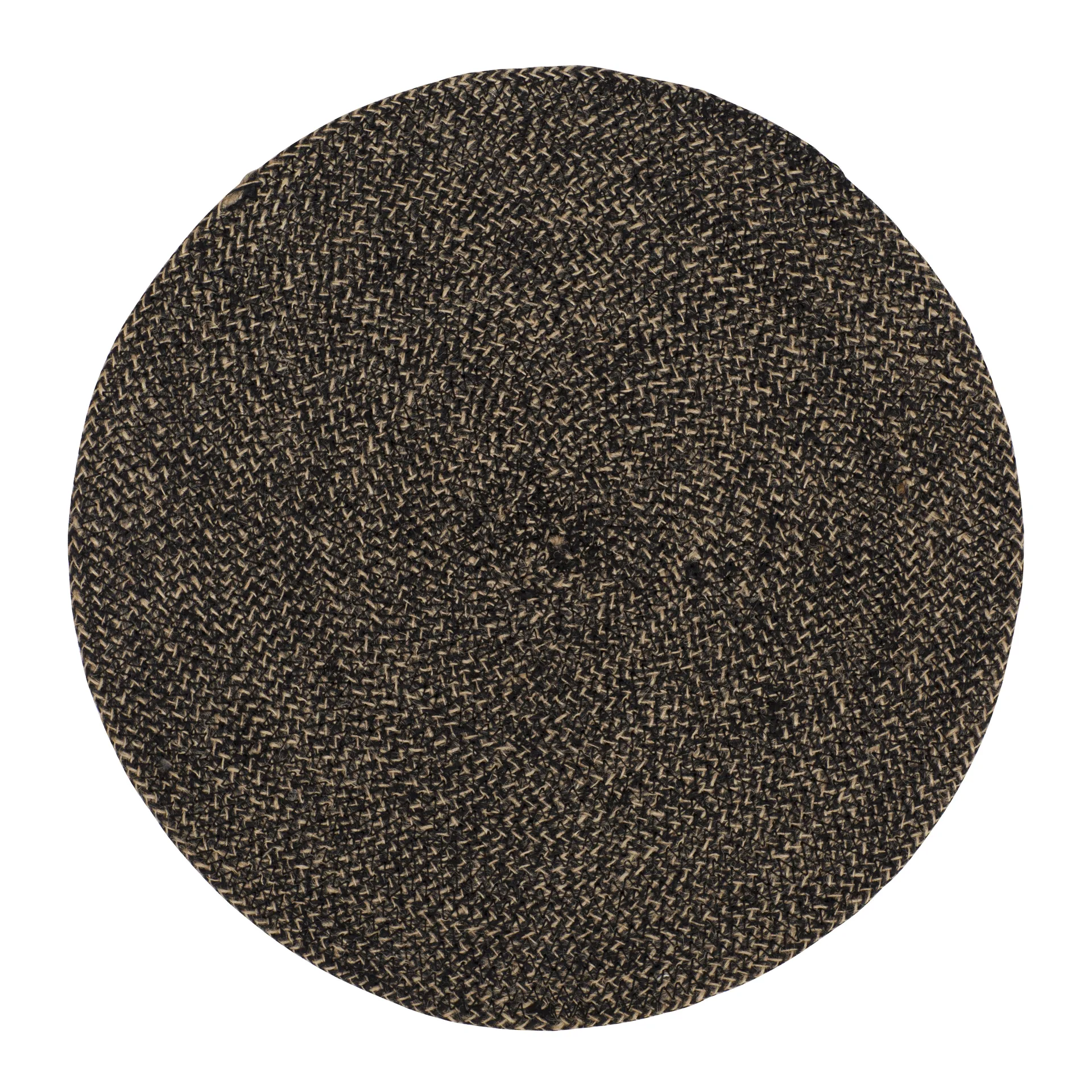 Ella placemat Ø38 cm, zwart Dixie