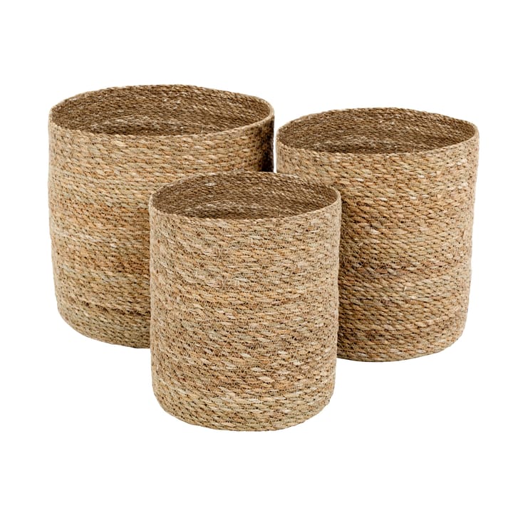 Emil opbergmand 3-pack small - Natuur - Dixie