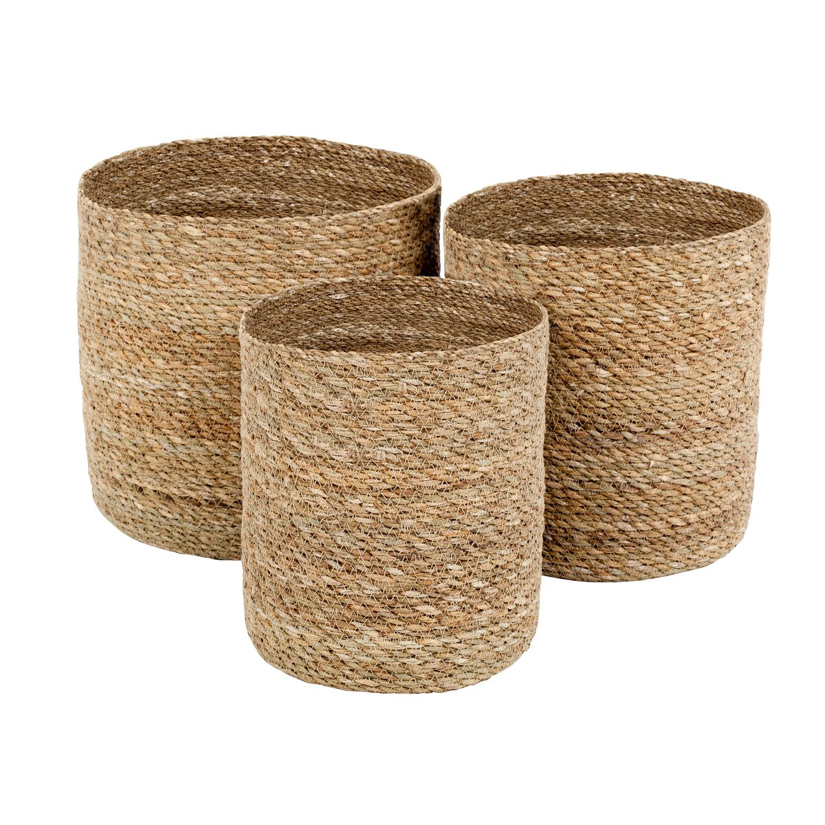 Dixie Emil opbergmand 3-pack small Natuur | Scandinavisch Interieur | Opbergmanden | Beige
