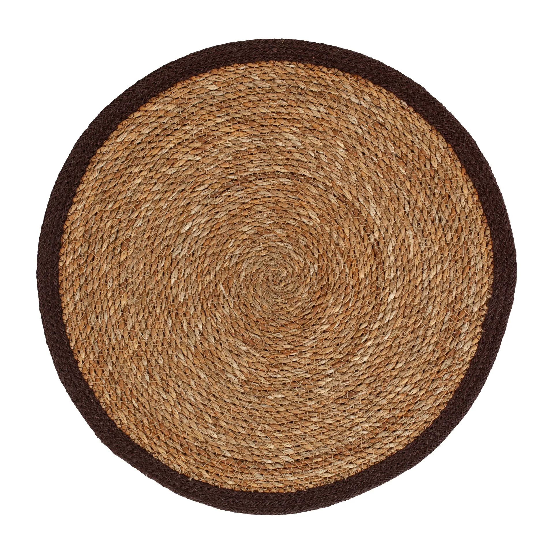 Emil placemat rond, Natuur-bruin Dixie