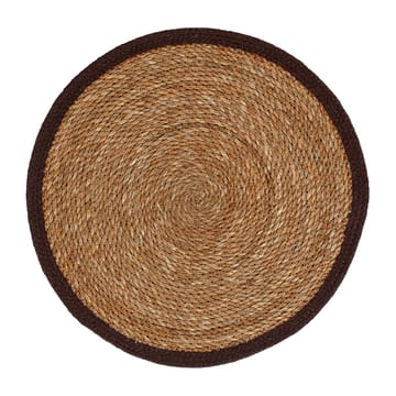 Emil placemat rond - Natuur-bruin - Dixie