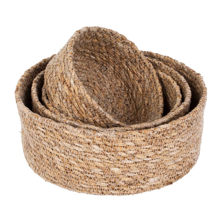 Emil seagrass mand small 4-pack - Natuur - Dixie