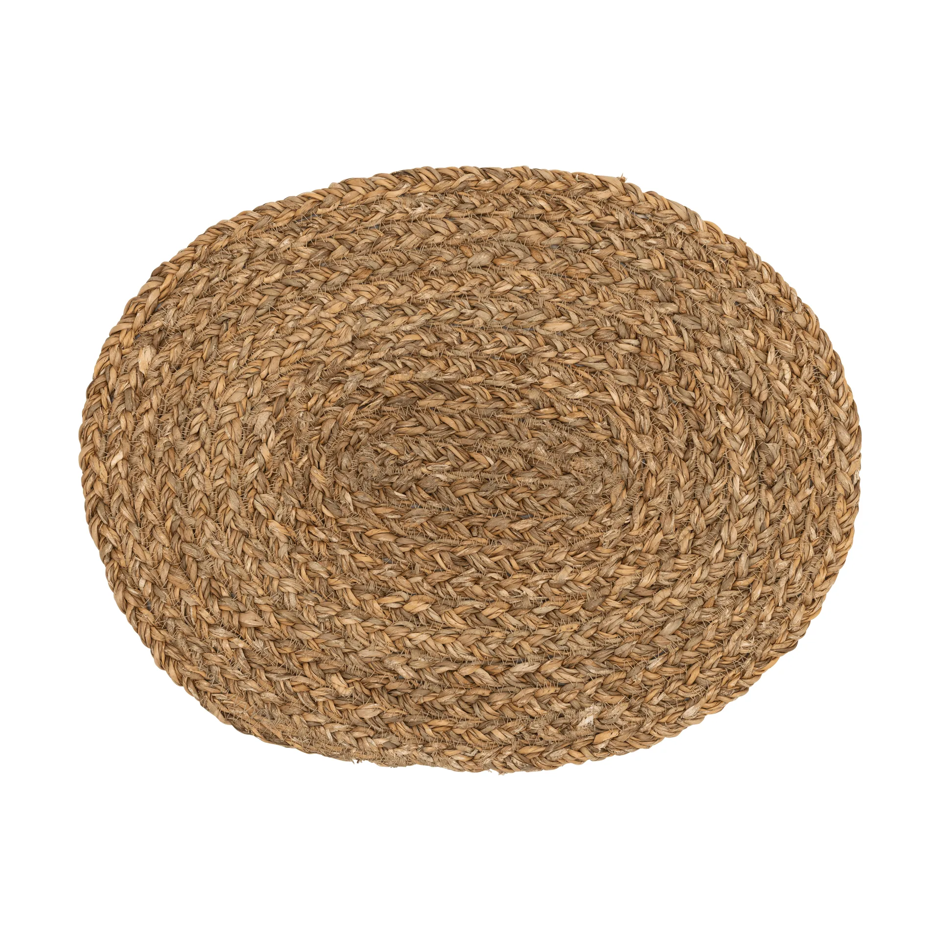 Esther placemat gevlochten ovaal, zeegras, 45x35 cm Dixie