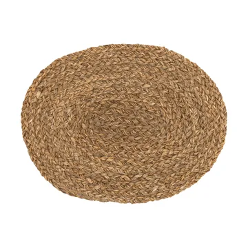 Esther placemat gevlochten ovaal - zeegras, 45x35 cm - Dixie