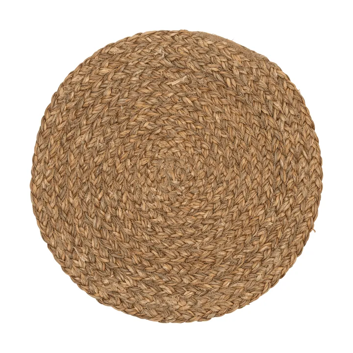 Esther placemat gevlochten - zeewier, Ø38 cm - Dixie