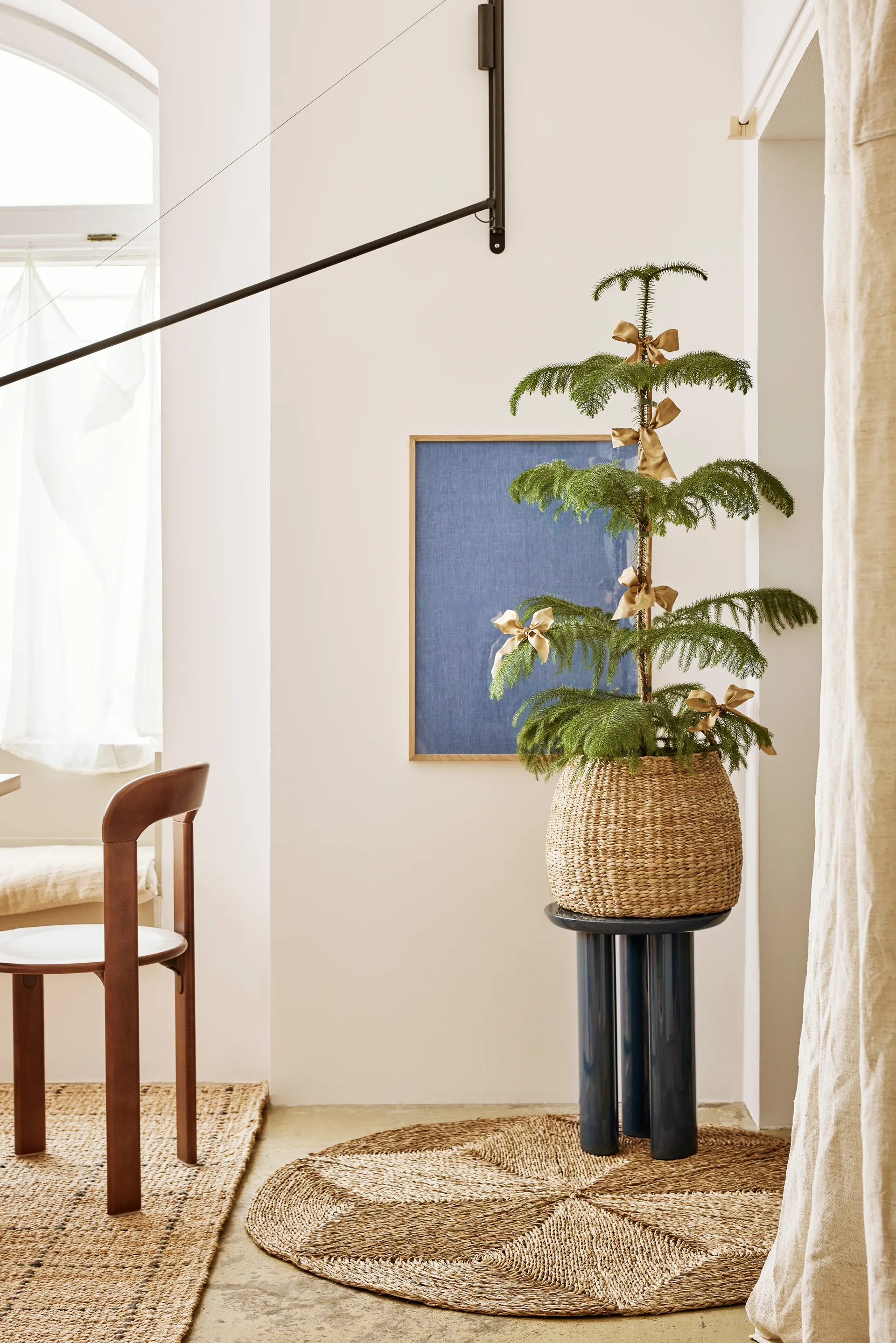 Esther Star vloerkleed Ø120 cm, Natural Dixie