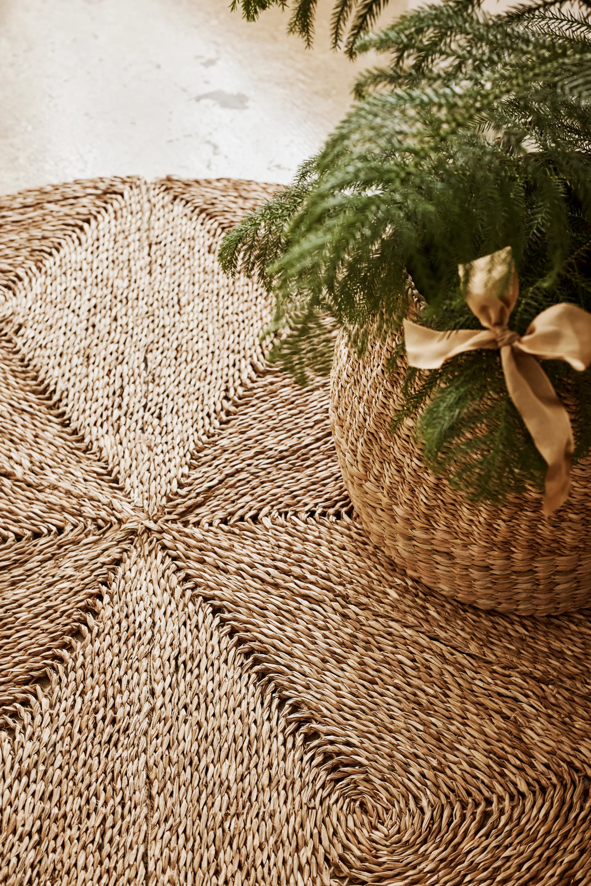 Esther Star vloerkleed Ø120 cm, Natural Dixie