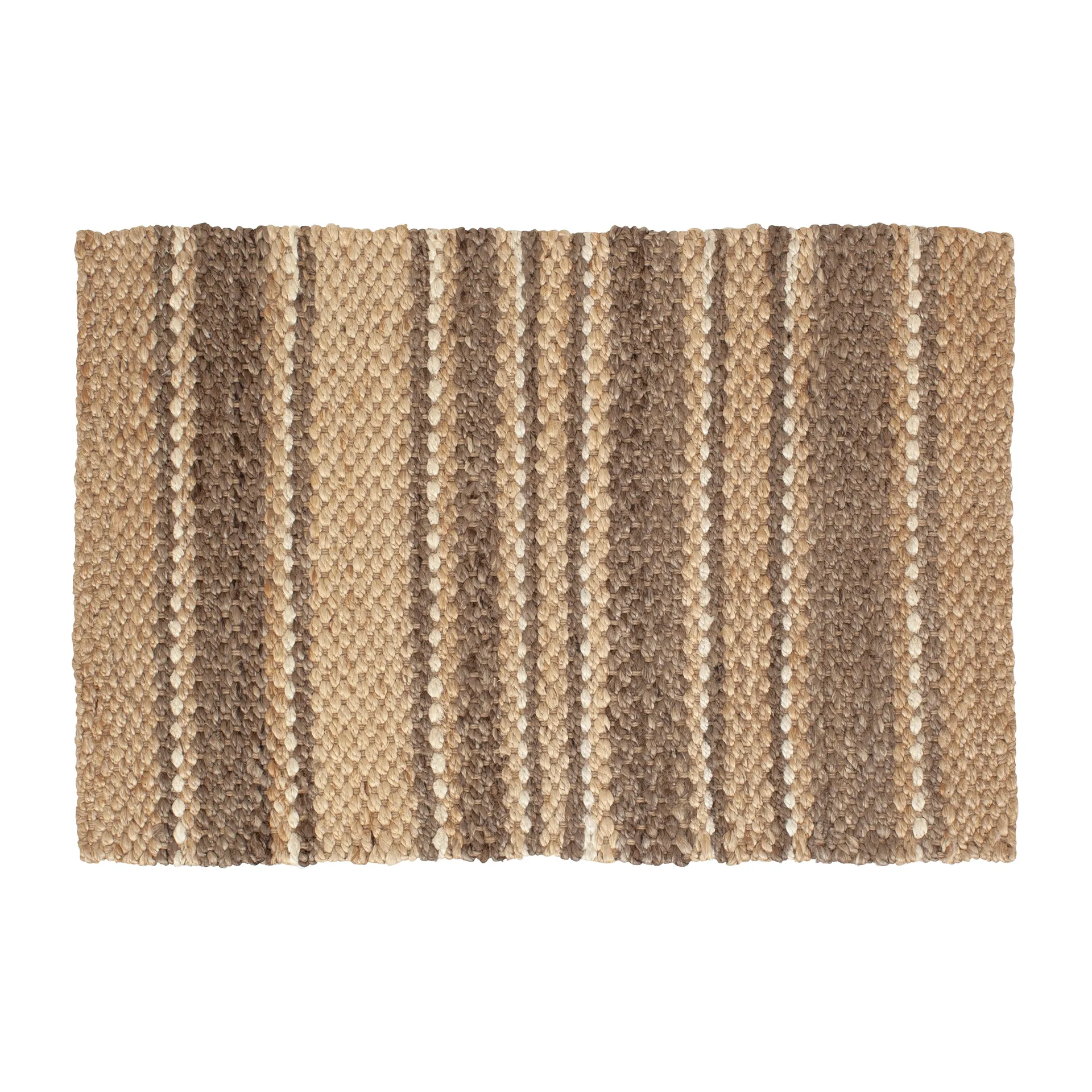 Fanny striped deurmat, Natuur, 60x90 cm Dixie