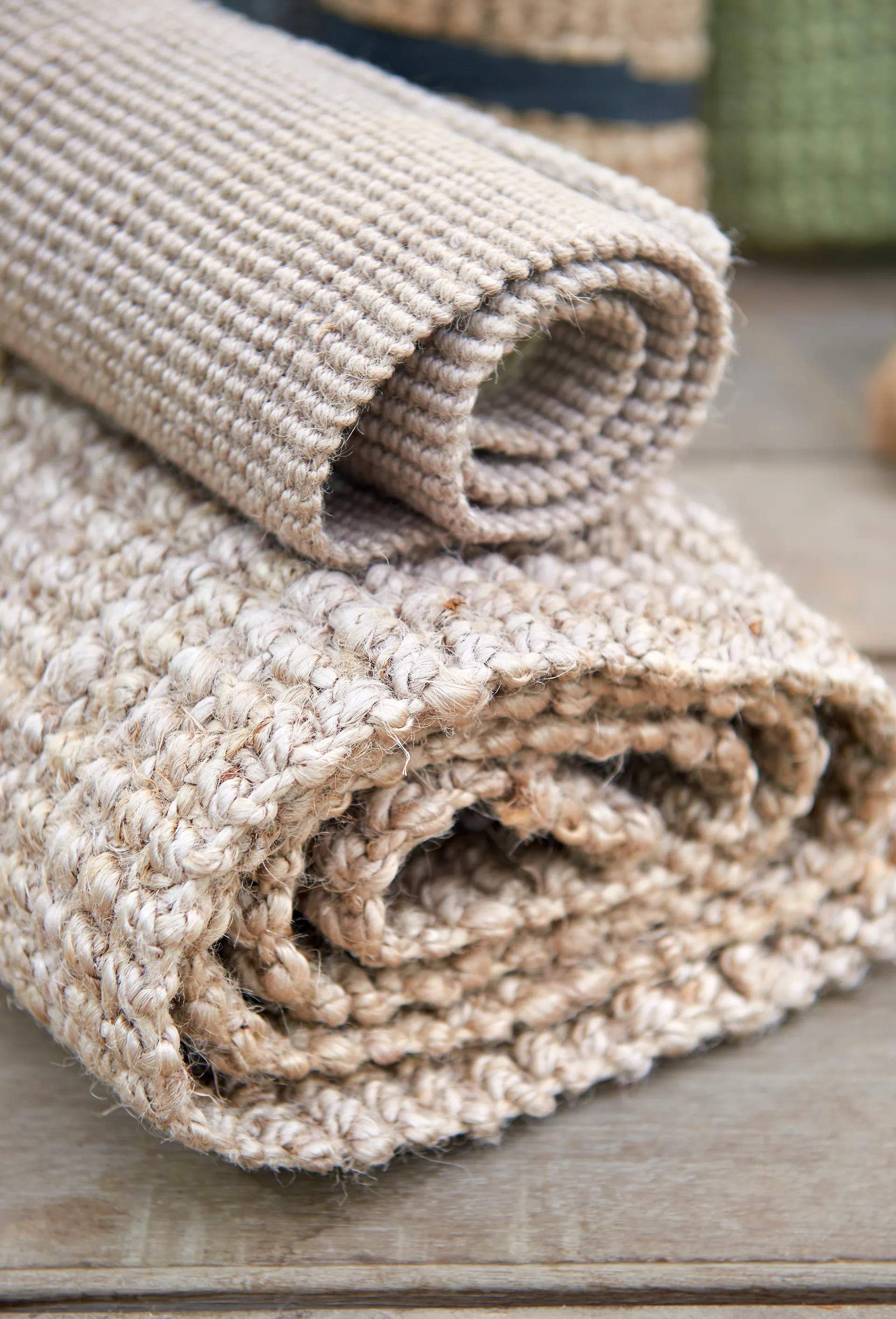 Fiona jute vloerkleed grijs, 45x75 cm Dixie