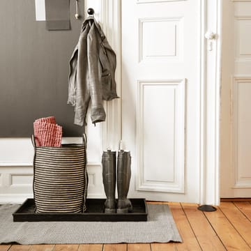 Fiona jute vloerkleed grijs - 60 x 90 cm. - Dixie