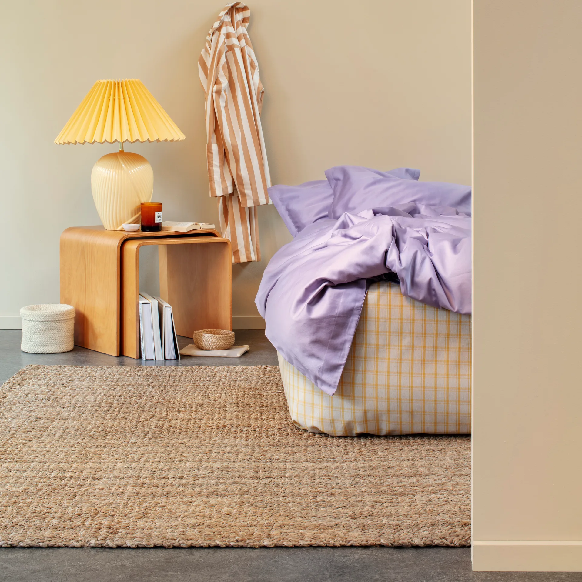 Freja vloerkleed natuur, 240x300 cm Dixie