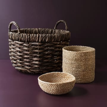 Gevlochten broodmand 3-pack - Natuur - Dixie