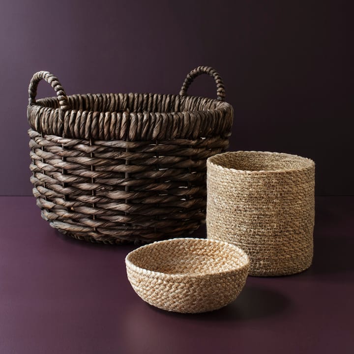 Gevlochten broodmand 3-pack, Natuur Dixie